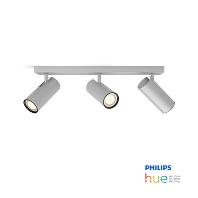 Philips Hue Buratto | 16.5W Aluminium LED Spot Light | Triple Head