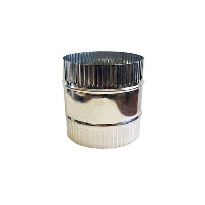 Galvanized Steel Air Duct Joiner / Connector - [Size: 100mm (4" Inch)]