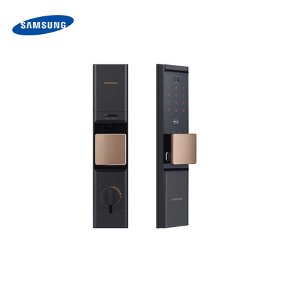 Samsung SHP-R80 Smart Door Lock - Gold | Fingerprint Unlock