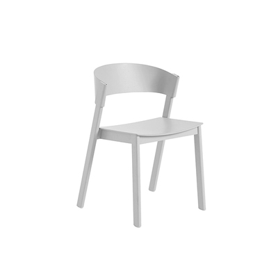 Lectory Scandinavian Replica Side Chair | Cover | Light Grey Oak Plywood