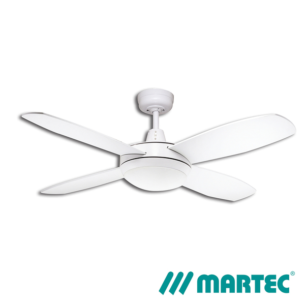 Lifestyle Ac Ceiling Fan 1m Mini 4 Blads Led Dimmable Light White