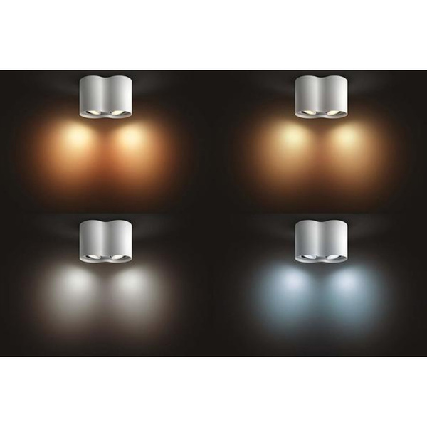 Philips Hue Pillar 11W White LED Spot Light Double Head