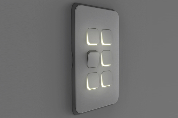 Flush Switch, 2 Gang, 1-Way/2-Way, Architrave 250V, 10AX, LED 3 way electrical switch wiring diagram indicator on a light 