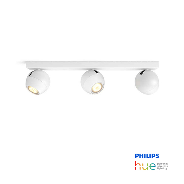 Philips Hue Buckram 16.5W White LED Spot Light Triple Head