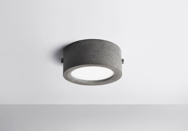 BENTU LED Concrete Ceiling Lamp Ring C125151 Small 3000K Warm White