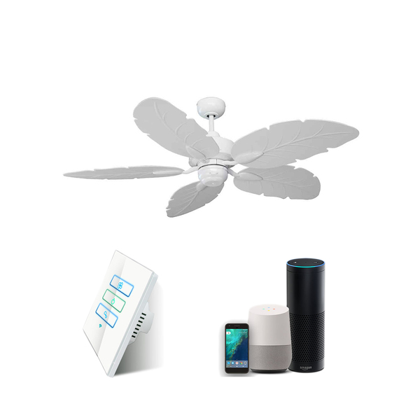 Cooya Ac Ceiling Fan Smart Controll Bundle White Wifi App Cooya Ac Ceiling Fan Smart Controll Bundle White Wifi App Control C Tec