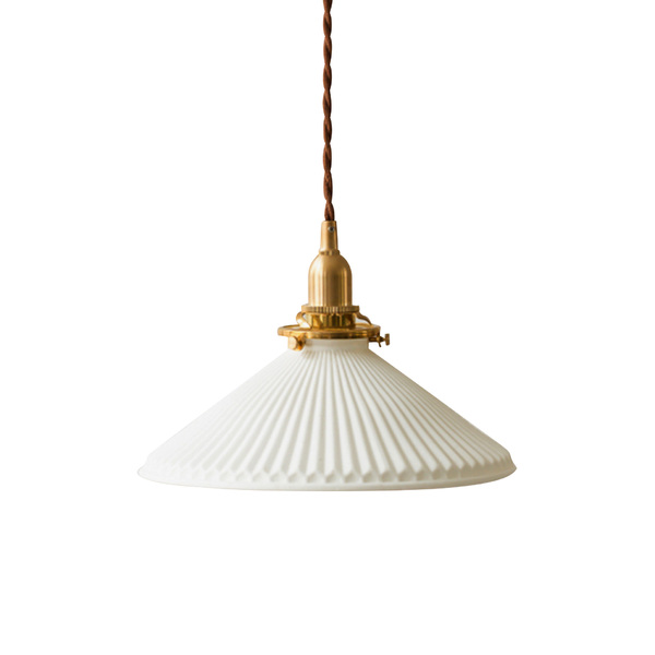 Ceramic pendant shop lamp shade