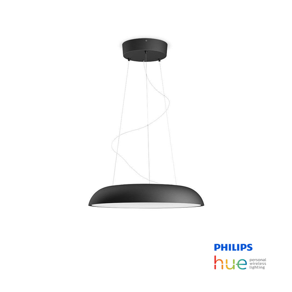 Philips Hue Amaze 33.5W Black Pendant Lamp