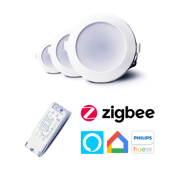 Smart LED Downlight Bundle Wall Mount Dimmer Switch App Voice Control