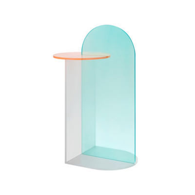 Scandinavian Aurora | Acrylic Side Table | Straws 0.5m