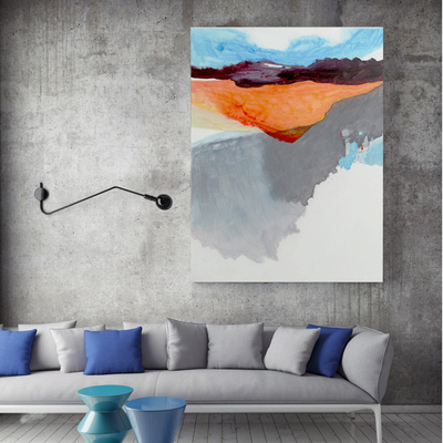 Hand-Painted Oil Painting - Penetration | Modern Abstract Decor Unframed Wall