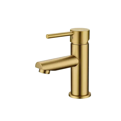 Basin Mixer | Short | Minimalist Series | Gold 