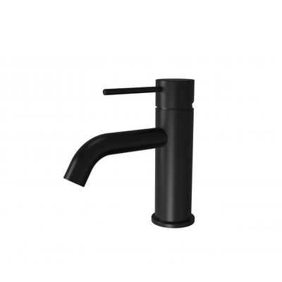 Basin Mixer | Short | Round Curve Series | Black 