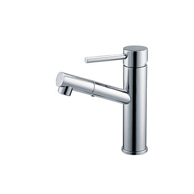 Basin Mixer | Short | Mitre Angle Series | Pull-down | Chrome