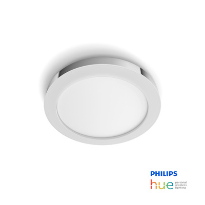 Philips Hue Adore | 27W Chrome Oyster Light | Hue Dimmer included