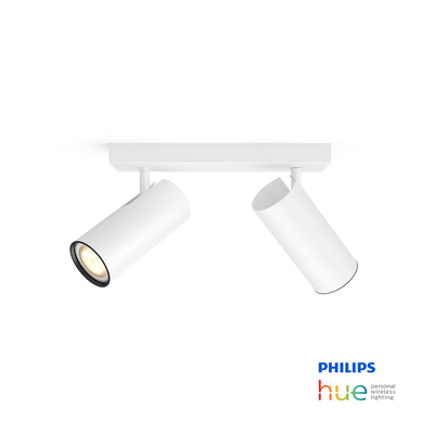 Philips Hue Buratto | 11W White LED Spot Light | Double Head