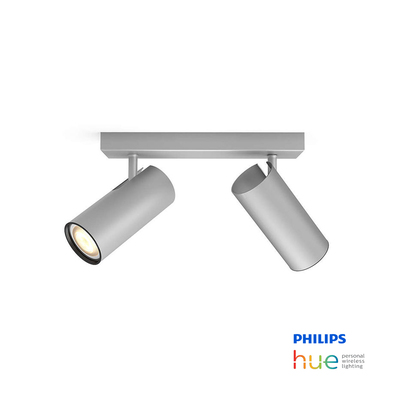 Philips Hue Buratto | 11W Aluminium LED Spot Light | Double Head