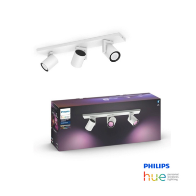 Philips Hue Argenta 3 head White and colored light Bluetooth White