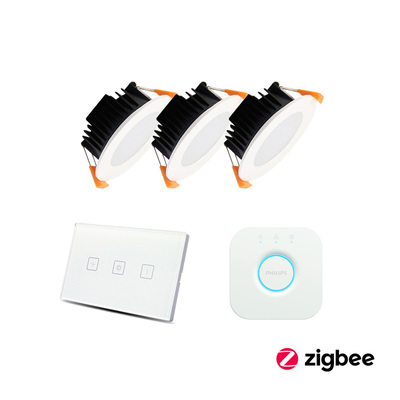 ZigBee Smart Switch + Dimmable Downlight Bundle | Works With Phillipe Hue Smartthings Google Home Alexa 