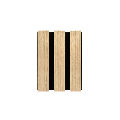 Acoustic Slat Wood Wall Panel | Natural Grain Veneer | Ash | Noise Reduction