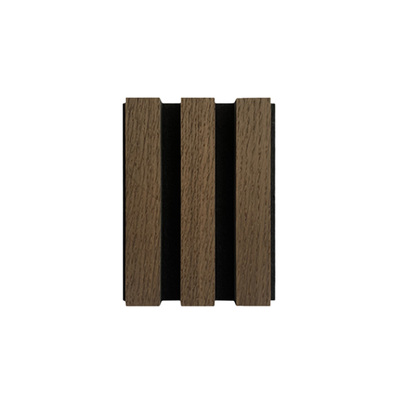 Acoustic Slat Wood Wall Panel | Natural Grain Veneer | Oiled Oak | Noise Reduction