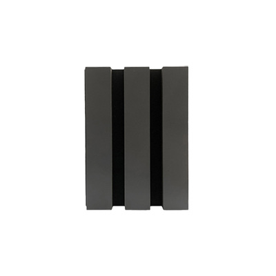 Acoustic Slat Wood Wall Panel | Matt Finish Veneer | Grey | Noise Reduction