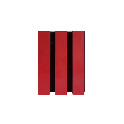 Acoustic Slat Wood Wall Panel | Matt Finish Veneer | Red | Noise Reduction