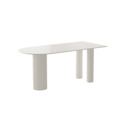 Danish Dining table | Mini Bar | Sintered Stone Top | White 