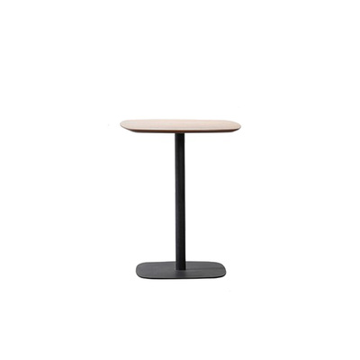 Danish Dining Table | Coffee Stand | 75cm Height | Timber Top | Black Base