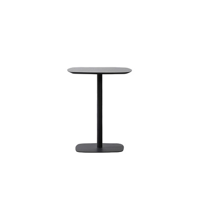 Danish Dining Table | Coffee Stand | 75cm Height | Black Top | Black Base