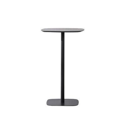 Danish Dining Table | Coffee Stand | 105cm Height | Black Top | Black Base