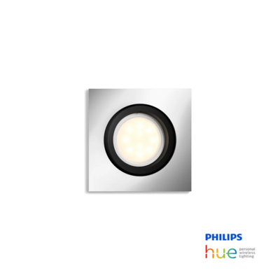Philips Hue Milliskin | 5W Aluminium Recessed Spotlight | White Ambiance
