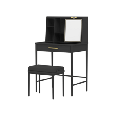 Danish Dressing Table with Mirror | Mini Piano | Single Draw