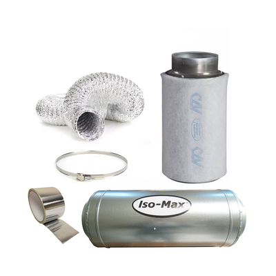 Can-Fan Iso Max-Fan 6" (150MM) + Can-Lite 425S 250CFM + 5M Duct