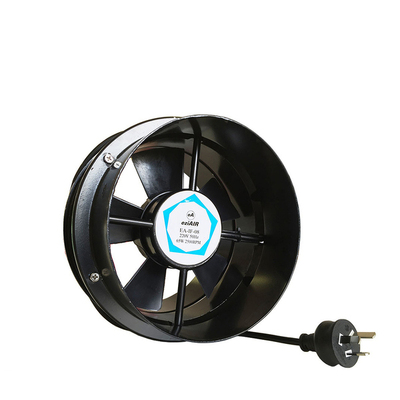 Hydro Axis Inline Axial Booster Fan - 8" (200MM) | 65W | Ball Bearing | Low Noise