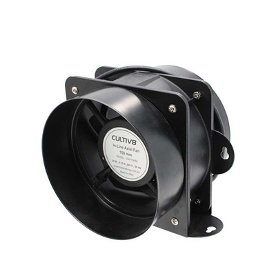 Cultiv8 Inline Axial Booster Fan - 6" Inch (150MM) | 35W | 194CFM | Ball Bearing