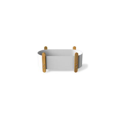 Planter Box | Large | Cloud White Iron Home Garden Decor Flower Pot