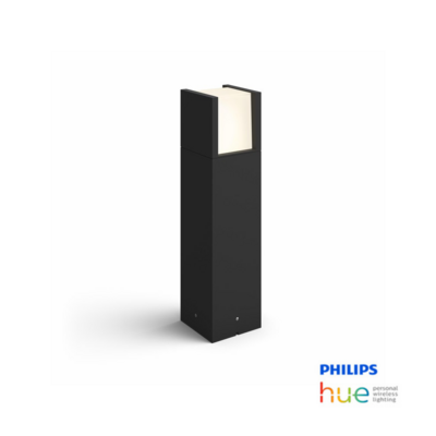 Philips Hue Fuzo | Black Outdoor Pedestral Garden Light