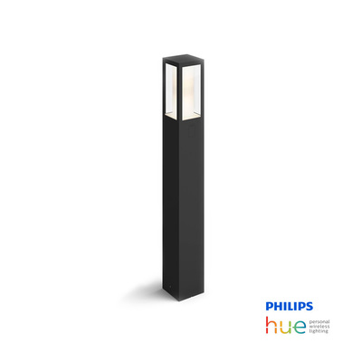 Philips Hue Impress | 16W Outdoor Bollard Lamp | 77cm