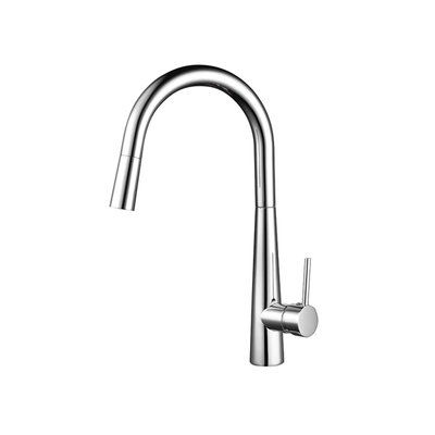 Kitchen Sink Mixer | Pull Out | Premium Round Tube | Chrome