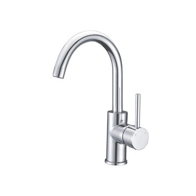 Kitchen Sink Mixer | Standard | Minimal Round Tube | Chrome