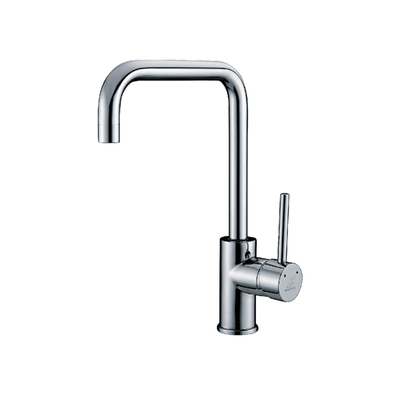 Kitchen Sink Mixer | Standard | Right Angle Round Tube | Chrome