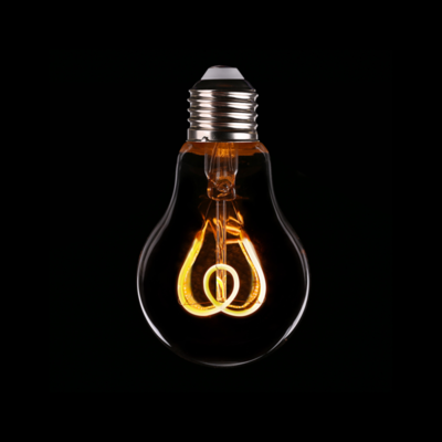 LED Light Bulb | Edison A60 | 4W Clear Glass | Rabbit Ear 