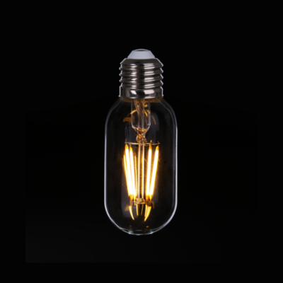 LED Light Bulb | Edison T45 | 4W Clear Glass | Straight