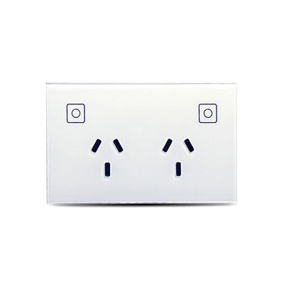 NUE Smart ZigBee Power Point - 10A Double Power Points | Wall Mount