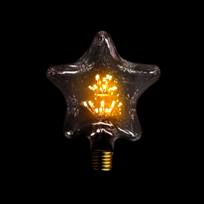 3W Edison Starry Star LED Bulb DM120 | Vintage Filament Decoration Globe