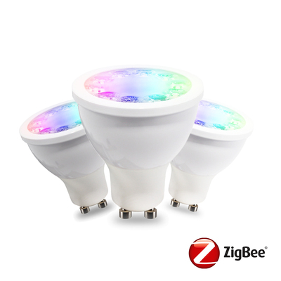 Philips Hue Compatible GU10 | 5W Zigbee Smart Downlight Bulb | RGBW