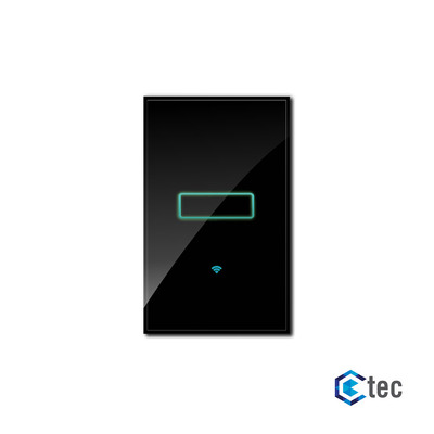 Ctec Smart Light Switch - 1 Gang | Black | 1 / 2 / 3 Way Compatible