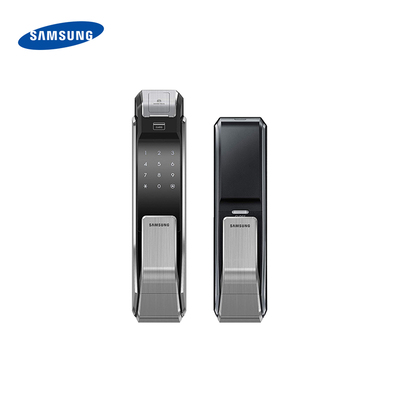Samsung SHS-P718 Smart Door Lock - Silver | Fingerprint Unlock