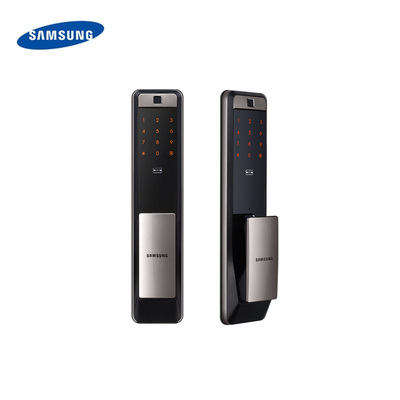 Samsung SHP-P72 Smart Door Lock - Silver | Fingerprint Unlock | Wi-Fi 